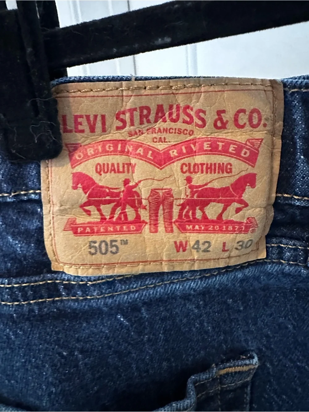 Levi's Men's Dark Blue Bootcut Jeans